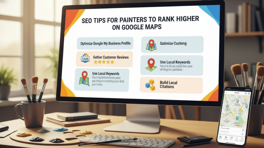 SEO Tips for Painters to Rank Higher on Google Maps