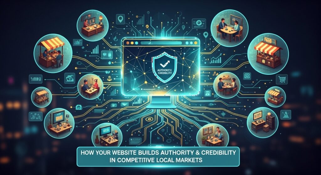 How Your Website Builds Authority and Credibility in Competitive Local Markets