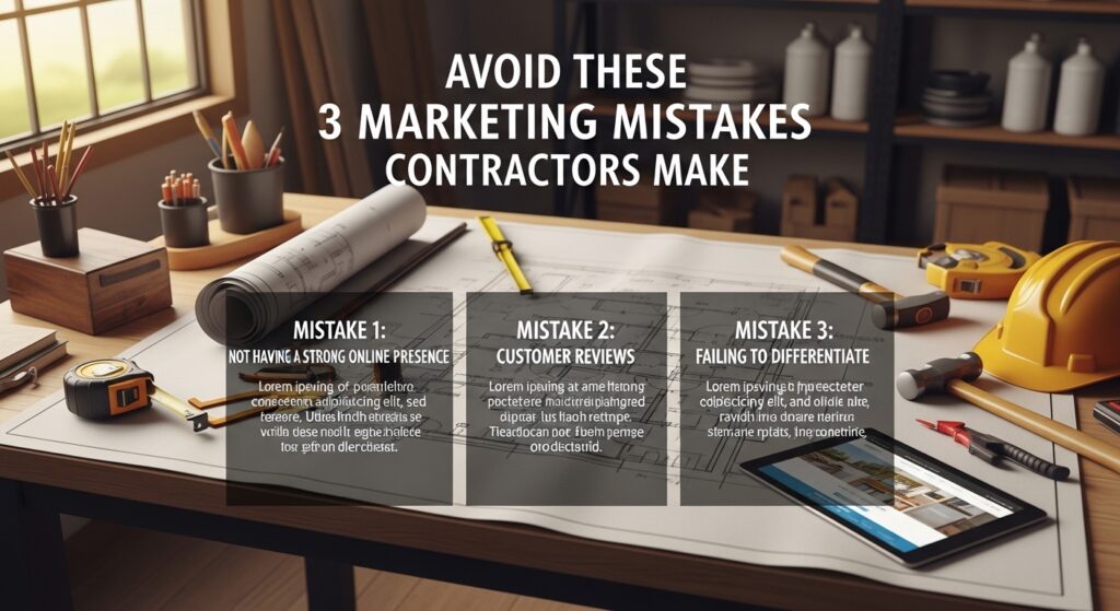 Avoid These 3 Marketing Mistakes Contractors Make