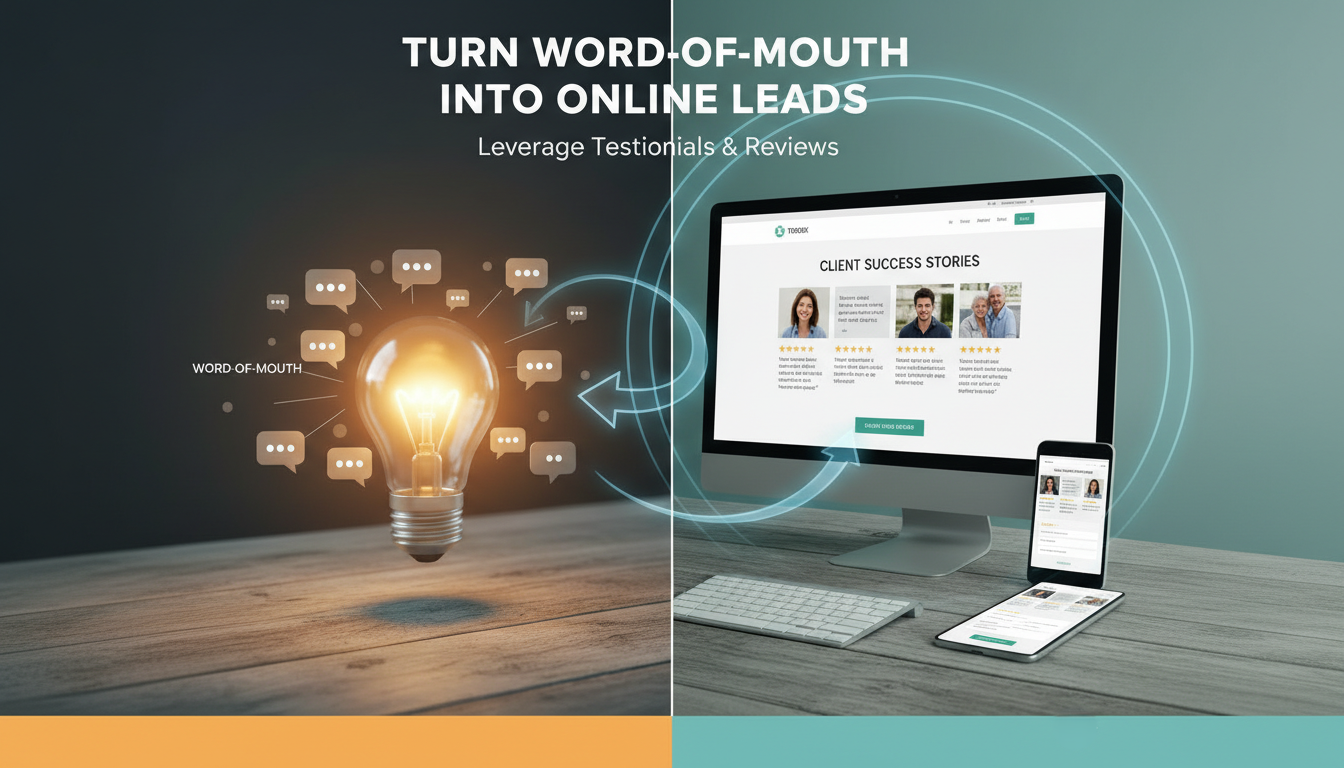 How to Turn Word-of-Mouth Clients into Online Leads  