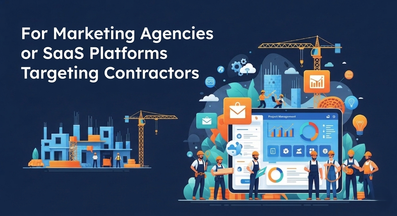 For Marketing Agencies or SaaS Platforms Targeting Contractors