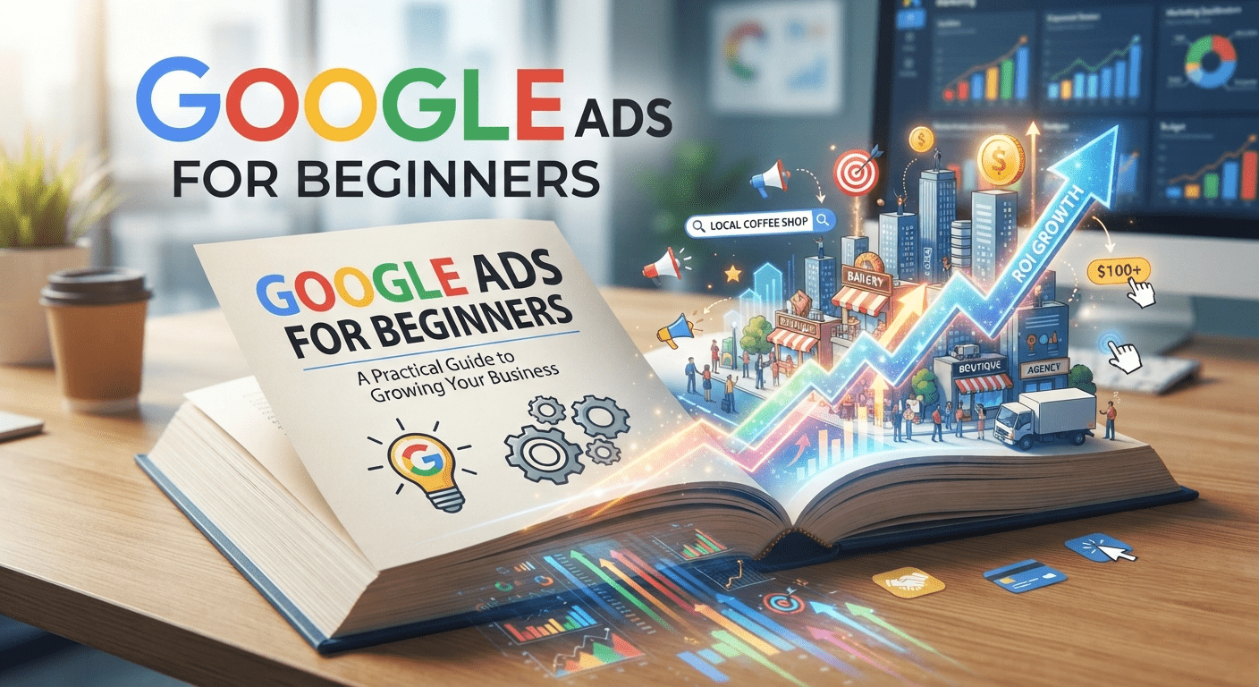 Want to learn Google Ads but don't know where to start? This beginner-friendly guide explains how Google Ads works, why it's one of the most effective ways to generate leads, and how small businesses can create profitable campaigns without wasting their advertising budget. In this video, you'll discover the fundamentals of Google Ads for beginners, including keyword research, PPC advertising, Google Search Ads, Quality Score, landing page optimization, and conversion tracking. We'll also cover common Google Ads mistakes, budgeting tips, and practical strategies that help businesses improve their return on investment. Whether you own a plumbing business, roofing company, HVAC service, law firm, or any local business in Australia, the UK, or the USA, these actionable insights will help you build smarter advertising campaigns. Watch until the end to learn how to attract more qualified leads, reduce your cost per click, and improve your Google Ads performance with proven techniques that work in today's competitive digital landscape. Looking for professional Google Ads management, SEO services, website design, or digital marketing? Visit Creative Web Guys to learn how we help businesses grow online: 🌐 https://creativewebguys.com/ Read more expert marketing guides on our blog: 📝 https://creativewebguys.com/blog/ If you found this video helpful, don't forget to Like, Subscribe, and Share for more practical tips on Google Ads, SEO, website design, AI marketing, and lead generation for small businesses. #GoogleAds #GoogleAdsForBeginners #PPC #PayPerClick #GoogleSearchAds #DigitalMarketing #GoogleAdvertising #GoogleAdsTutorial #LeadGeneration #SmallBusinessMarketing #LocalSEO #SEO #KeywordResearch #LandingPage #ConversionTracking #GoogleAdsTips #OnlineAdvertising #WebsiteDesign #CreativeWebGuys #BusinessGrowth